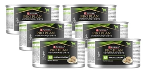 PRO PLAN Veterinary Diets HA Hipoalergenică Hrană umedă pentru câini 6x195g
