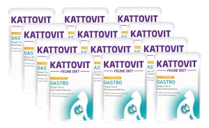 Kattovit Gastro Pui 12x85g pungi