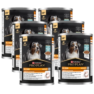 PRO PLAN Everyday Nutrition Hrană pentru câini adulți bogată în pește în jeleu 6x400g