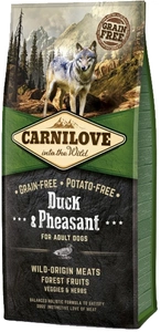 Carnilove Duck & Pheasant pentru adulți 1.5kg