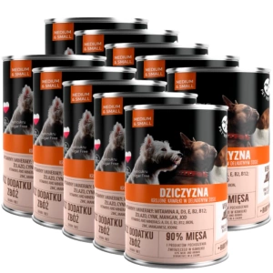 PetRepublic bucăți în sos cu carne de vânat 10x400g pentru câini