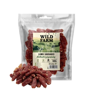 Cârnați de miel WILD FARM 500 g, gustare pentru câini