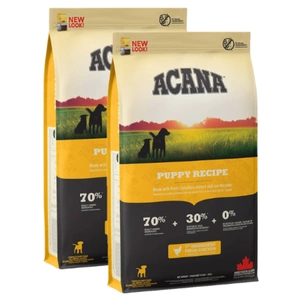Acana Heirtage Cățeluș & Junior 2x11.4kg