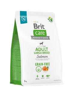 BRIT CARE Câine fără cereale Adult Rase mari Somon 3 kg