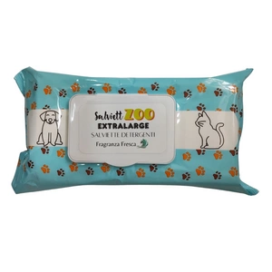 SalviettZOO XL - șervețele de toaletă pentru câini și pisici 40pcs (proaspăt parfumate)