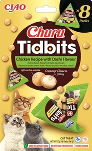 INABA Cat Churu Tidbits - Pui cu Supă Dashi 8x12g