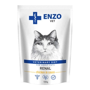 ENZO VET Renal cu pui în sos pentru pisici 100g