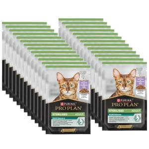 Purina Pro Plan Sterilizat cu curcan pentru pisici 24x85g