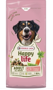 VERSELE-LAGA Happy Life Adult cu miel 12,5 kg – hrană pentru câini adulți de talie mare, cu miel