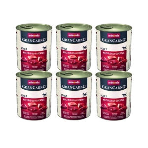 Animonda GranCarno Cocktail din carne pentru câini adulți 6x800g