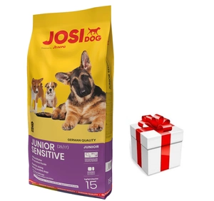 JOSERA JosiDog Junior Sensitive 15 kg + Surpriză pentru câinele tău