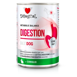 Disugual Hrană umedă pentru câini Veterinary DIGESTION Iepure (adult) 400g