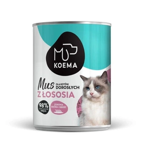 Koema Mousse pentru pisici somon 400g