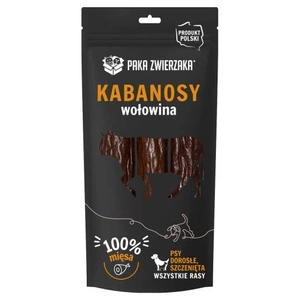 PACHET PET - Cârnați kabanos din carne de vită, 3 bucăți (80 g)