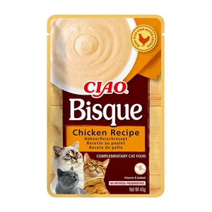 INABA Cat Ciao Bisque - hrană complementară pentru pisici cu aromă de pui 40g