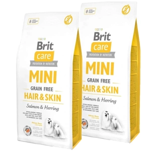 Brit Care Mini Fără cereale Păr și piele 2x7kg