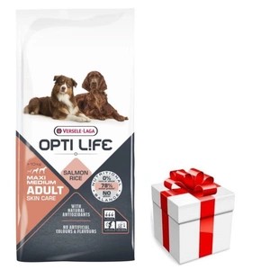 VERSELE-LAGA Opti Life Adult Skin Care Medium&Maxi 15kg + SURPRIZĂ PENTRU CÂINE