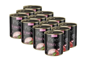 DOLINA NOTECI Piper pentru câini cu curcan și broccoli 12x800g