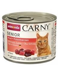 Animonda Cat Carny Senior Inimi de vită și curcan 200g