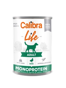 CALIBRA Dog Life Adult Rață cu orez 400 g