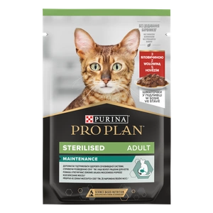 Purina Pro Plan Sterilised cu carne de vită pentru pisici 85g