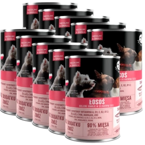 PetRepublic bucăți în sos cu somon 10x400g pentru câini