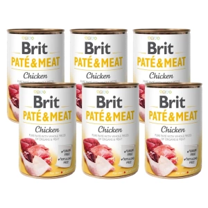 Brit Pate & Meat Cu pui 6x400g