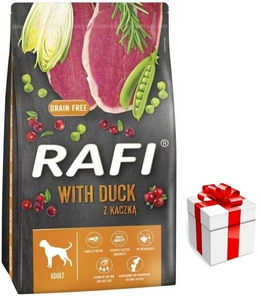 Dolina Noteci Rafi Hrană uscată pentru câini cu rață 10 kg + Surpriză pentru câinele tău