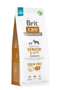 BRIT CARE Dog Grain-free Senior & Light Salmon 12kg + LAB V 500ml - 5% off !!!