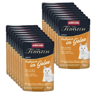 ANIMONDA Vom Feinsten Raffinesse pui cu curcan în jeleu 85 g