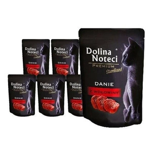 Dolina Noteci Premium Pentru pisici sterilizate Cu carne de vită 10x85g