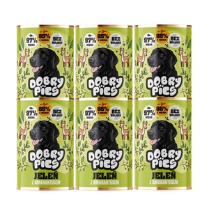 Dobry Pies Jeleń z amarantusem 6x400g