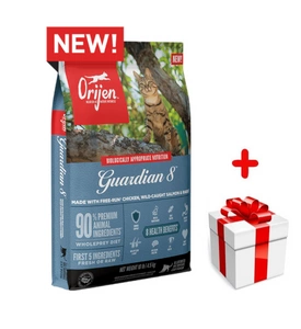 ORIJEN Guardian 8 Cat 4,5kg+ o surpriză pentru pisica ta GRATUIT!