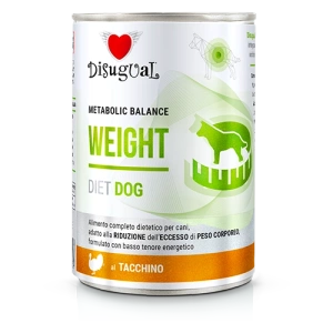 Disugual Hrană umedă pentru câini Veterinary WEIGHT Curcan (adult) 400g