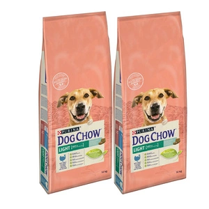Purina Dog Chow Lumină Adult cu curcan 2x14kg