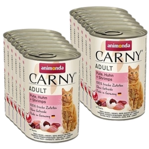 Animonda Cat Carny Adult Beef, Turkey & Prawns 12x400g