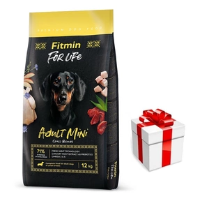 FITMIN For Life Mini Adult 12 kg + Surpriză pentru câinele tău
