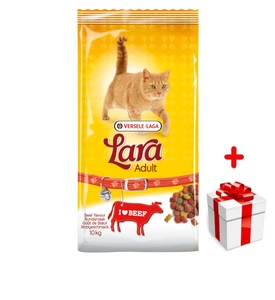 Versele-Laga Lara Adult Beef 10kg+ o surpriză pentru pisica ta GRATUIT!