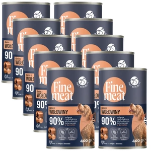 PetRepublic Fine Meat Fine Meat 10x400g de carne de vită pentru câini