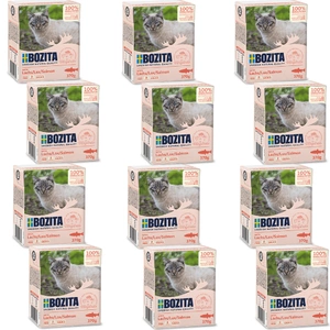BOZITA Pisica Somon în sos 12x370g