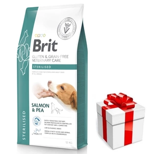 Brit GF Veterinary Diets Câine fără gluten și cereale Sterilizat 12 kg + SURPRIZĂ PENTRU CÂINELE TĂU