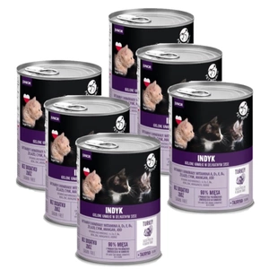 PetRepublic bucăți în sos cu curcan 6x400g pentru pisici