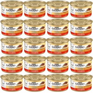 Purina Gourmet Gold Sauce Delight cu carne de vită 72x85g