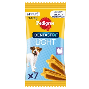 Pedigree Dentastix Light Dental Chews Gustări pentru câini de talie mică 7 bucăți - 58 g