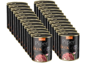 DOLINA NOTECI Piper pentru câini cu rață și pară 24x800g