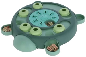 Kerbl Jucărie educativă pentru câini, broască țestoasă, turcoaz, Ø 25 cm