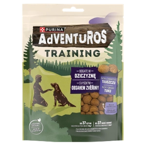 ADVENTUROS Training Dog Treats Rich in Game 115g