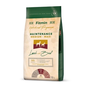 FITMIN Medium Maxi Maintenance Miel și vită 12 kg