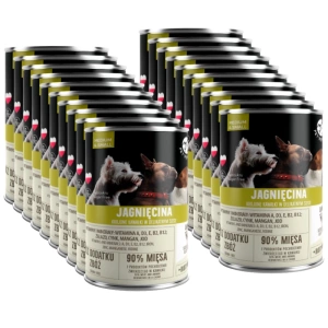 PetRepublic bucăți în sos cu miel 20x400g pentru câini