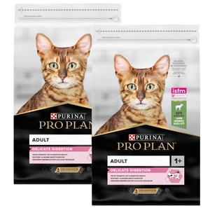 PRO PLAN Delicate Digestion Hrană pentru pisici adulte bogată în carne de miel 2x10kg